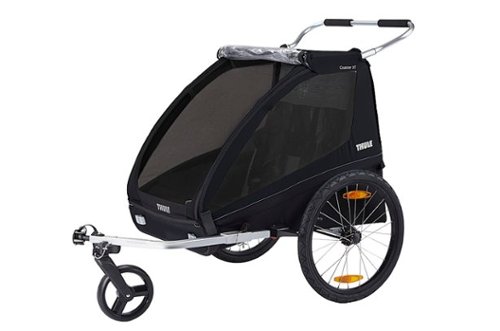 

Thule - Coaster XT 2-Seat Bicycle Trailer and Stroller - Black
