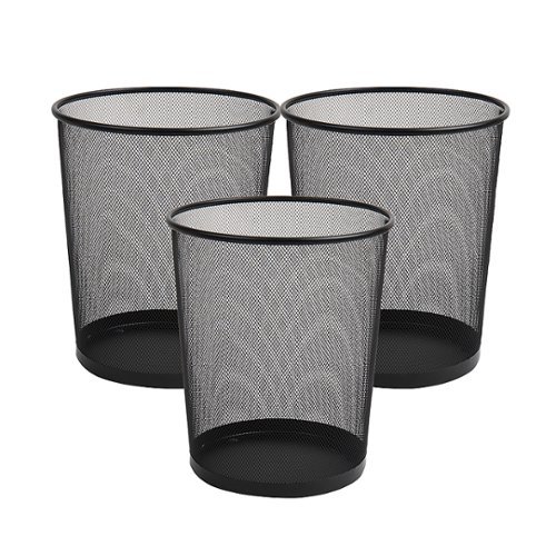

Mind Reader - Network Waste Basket 3pc Black
