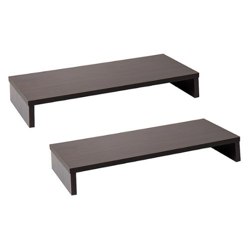 

Mind Reader - Woodland Monitor Stand 2pc Brown