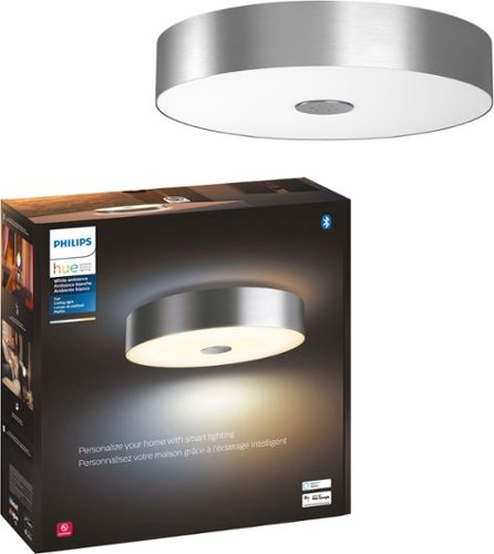 Philips - Geek Squad Certified Refurbished Hue White Ambiance Fair Ceiling Light - Silver