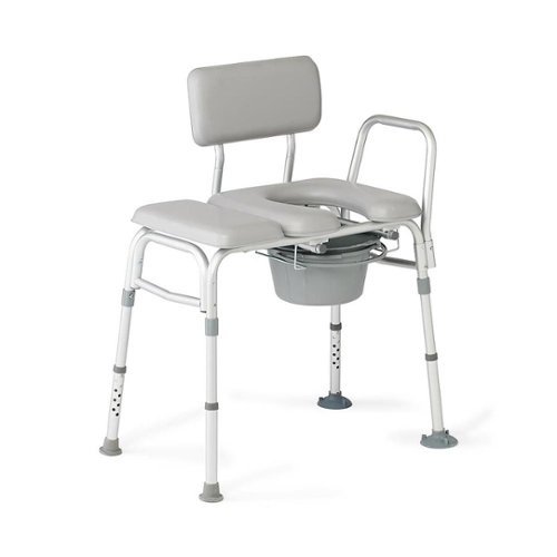 

Medline - Combination Transfer Bench and Commode - gray