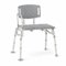Medline - Bariatric Transfer Bench - Gray-Front_Standard