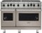 Viking - 5-Series 48"W Gas Open Burner Range - Gray-Front_Standard