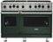 Viking - 5-Series 48"W Gas Open Burner Range - Green-Front_Standard