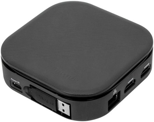 Targus USB-C Universal Dual HD Docking Station with 80W PD Pass-Thru - Black WORLDWIDE DELIVERY