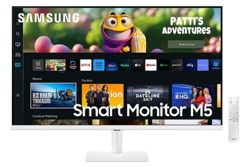 

Samsung - 27" M50C FHD Smart Monitor with Streaming TV - White