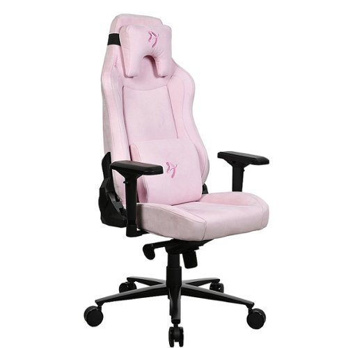 

Arozzi - Vernazza Series Top-Tier Premium Supersoft Upholstery Fabric Office/Gaming Chair - Pink