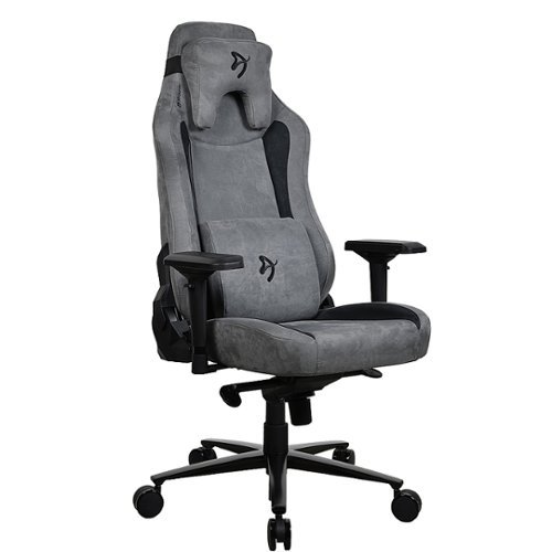 

Arozzi - Vernazza Series Top-Tier Premium Supersoft Upholstery Fabric Office/Gaming Chair - Anthracite