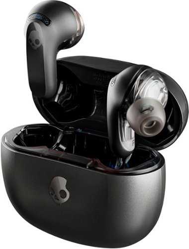 SKULLCANDY　Rail ANC S2IPW　True Black Amazon.com: Skullcandy Rail ANC Wireless Earbuds, Bluetooth