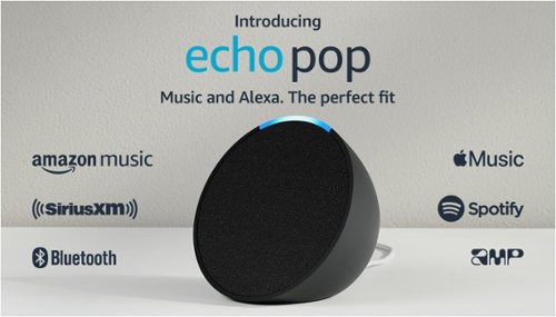 Amazon Echo Pop (1st Generation) Smart Speaker with Alexa - Charcoal BUY IN EUROPE