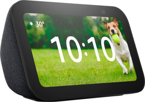 Image of Amazon - Echo Show 5 (3rd Gen, 2023 release) | Smart display with deeper bass and clearer sound - Charcoal