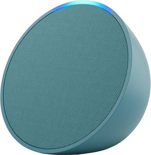 Image of Amazon - Echo Pop (1st Gen, 2023 Release) Full sound compact smart speaker with Alexa - Midnight Teal