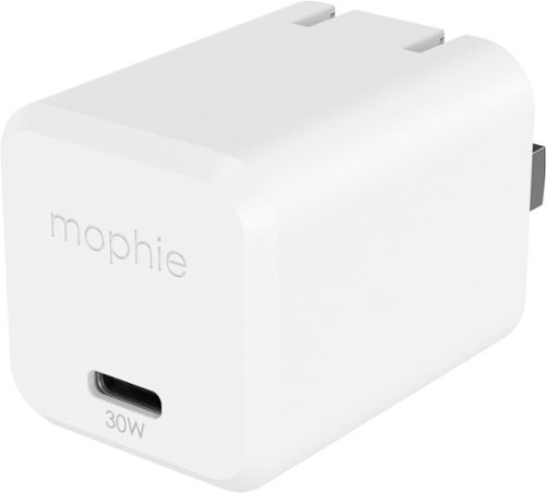 mophie - Power Adapter USB-C 30W GAN - White