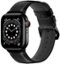 NEXT - Leather Band for Apple Watch 38, 40, 41mm (Series 1-8) - Black-Angle_Standard