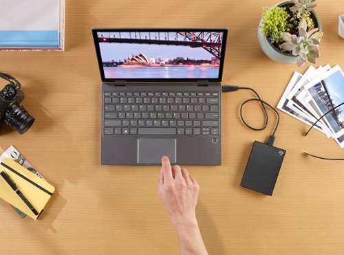 Seagate One Touch with Password 4TB External USB 3.0 Portable Hard Drive with Rescue Data Recovery Services - Black GLOBAL SHIPPING