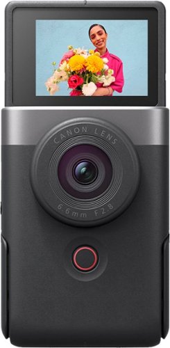 Canon PowerShot V10 4K Video 20.9-Megapixel Digital Camera for Vloggers and Content Creators - Silver WORLDWIDE DELIVERY