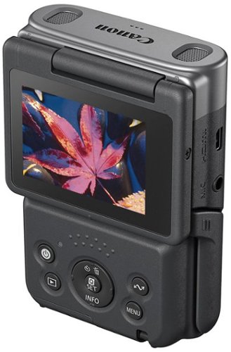 Canon PowerShot V10 4K Video 20.9-Megapixel Digital Camera for Vloggers and Content Creators - Silver WHERE TO BUY