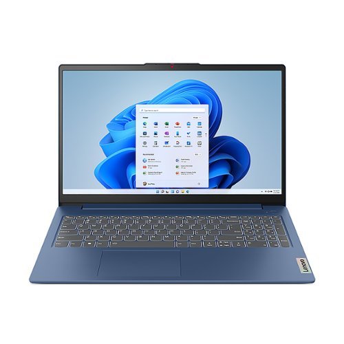 Lenovo - IdeaPad Slim 3 15.6" Laptop - AMD Ryzen 5 with 8GB Memory - 256 GB SSD - Abyss Blue