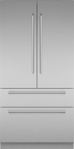 Thermador - Freedom Collection 23.9 Cu. Ft. French Door Built-in Smart Refrigerator with Masterpiece Series Handles - Stainless Steel