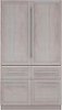 Thermador - Freedom Collection 26.8 Cu. Ft. French Door Built-in Smart Refrigerator with Internal Water Dispenser - Custom Panel Ready-Front_Standard