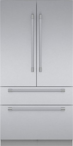 Thermador - Freedom Collection 23.9 Cu. Ft. French Door Built-in Smart Refrigerator with Professional Series Handles - Stainless Steel