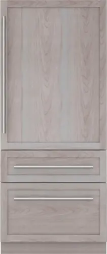 Front. Thermador - Freedom Collection 20. 2 Cu. Ft. Bottom Freezer Built-in Smart Refrigerator with Internal Water Dispenser - Panel-ready.