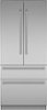 Thermador - Freedom Collection 18.8 Cu. Ft. French Door Built-in Smart Refrigerator with Professional Series Handles - Stainless Steel-Front_Standard
