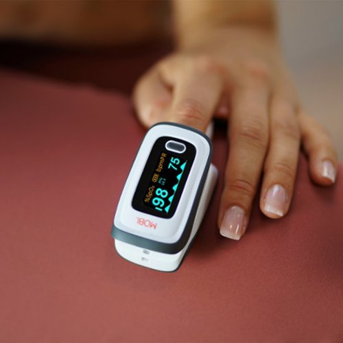 MOBI Smart OLED Fingertip Bluetooth Pulse Oximeter - White HOW TO BUY