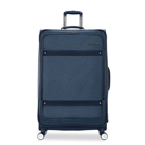 

American Tourister - Whim 29" Expandable Spinner Suitcase - Navy Blue
