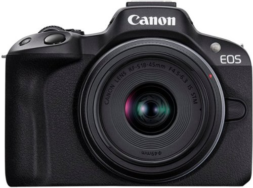 Canon EOS R50 4K Video Mirrorless Camera with RF-S18-45mm Content Creator Kit - Black WORLDWIDE DELIVERY