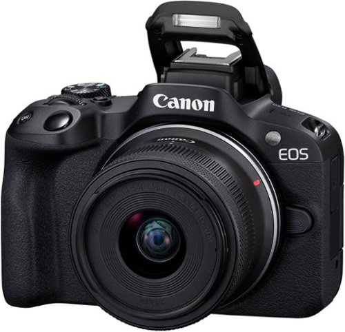Canon EOS R50 4K Video Mirrorless Camera with RF-S18-45mm Content Creator Kit - Black WHERE TO BUY