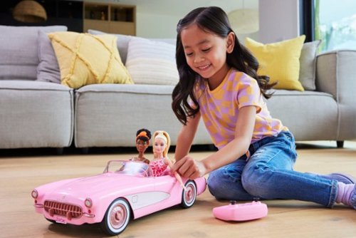 Barbie The Movie Corvette Remote Control Vehicle - Pink GLOBAL SHIPPING