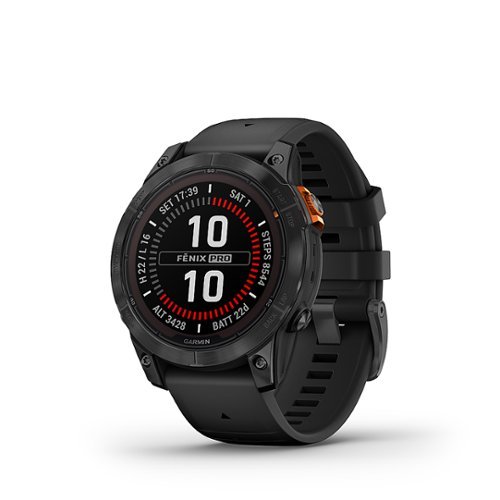Garmin - fenix 7 Pro Solar GPS Smartwatch 47 mm Fiber-reinforced polymer - Slate Gray