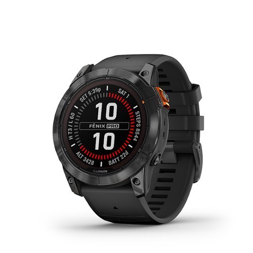 Garmin - fenix 7X Pro Solar GPS Smartwatch 51 mm Fiber-reinforced polymer - Slate Gray