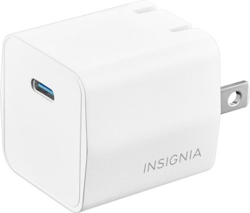 Insignia™ 30W USB-C Wall Charger for iPhone 15/14/13/12 Series, Samsung Smartphones, iPad, MacBook Air, Tablets and More - White GLOBAL SHIPPING