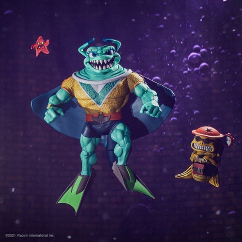Super7 ULTIMATES! 7 in Plastic Teenage Mutant Ninja Turtles Action Figure - Ray Fillet GLOBAL SHIPPING