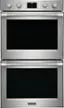 Front. Frigidaire - Professional 30" Built-in Electric Double Wall Oven with Total Convection - Stainless Steel.