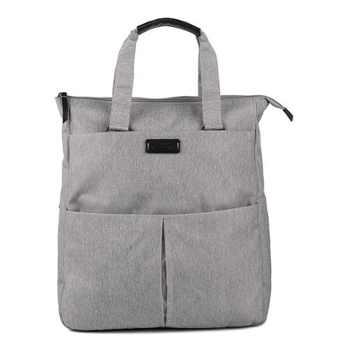 Photos - Other Bags & Accessories Bugatti  Reborn Collection - 3 in 1 Tote - RPET Polyester - Gray LBG2232B 