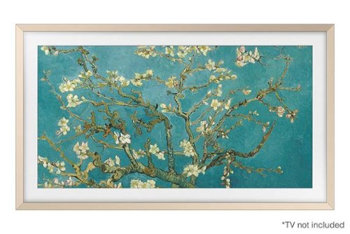 Samsung - 32” The Frame Customizable Bezel - Sand Gold-Front_Standard 