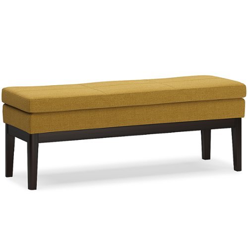 

Simpli Home - Carlson Ottoman Bench - Marigold