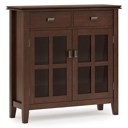 Simpli Home - Artisan Entryway Storage Cabinet - Russet Brown