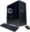 CyberPowerPC - Gamer Master Gaming Desktop - AMD Ryzen 7 7700 - 16GB Memory - NVIDIA GeForce RTX 4060 Ti 8GB - 2TB HDD + 1TB SSD - Black-Angle_Standard