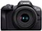 Canon - EOS R100 4K Video Mirrorless Camera with RF-S18-45mm f/4.5-6.3 IS STM Lens - Black-Front_Standard