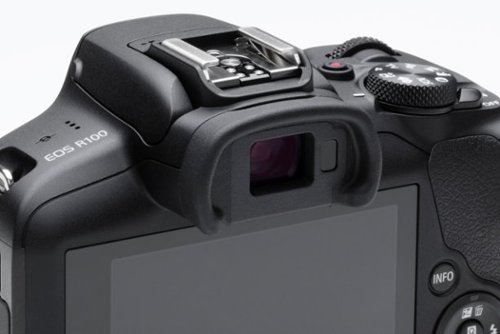 Canon EOS R100 4K Video Mirrorless Camera 2 Lens Kit with RF-S18-45mm and RF-S55-210mm Lenses - Black BUY IN DUBAI