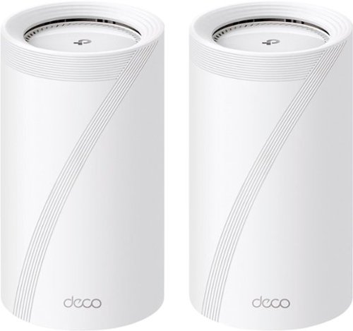 TP-Link - Deco BE22000 Tri-Band Mesh Wi-Fi 7 System (2-Pack) - White