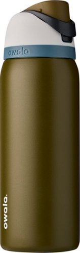 Owala FreeSip Insulated Stainless Steel Water Bottle with Straw for Sports  and Travel, BPA-Free, 32-Ounce, Neon Basil
