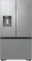 Front. Samsung - 31 cu. ft. 3-Door French Door Smart Refrigerator with Four Types of Ice - Stainless Steel.