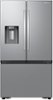 Samsung - 26 cu. ft. French Door Counter Depth Smart Refrigerator with Four Types of Ice - Stainless Steel-Front_Standard