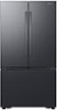 Samsung - 32 cu. ft. 3-Door French Door Smart Refrigerator with Dual Auto Ice Maker - Matte Black-Front_Standard
