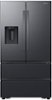 Samsung - 30 cu. ft. 4-Door French Door Smart Refrigerator with Four Types of Ice - Fingerprint Resistant Matte Black Steel-Front_Standard